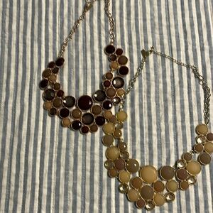 Set of two statement necklaces